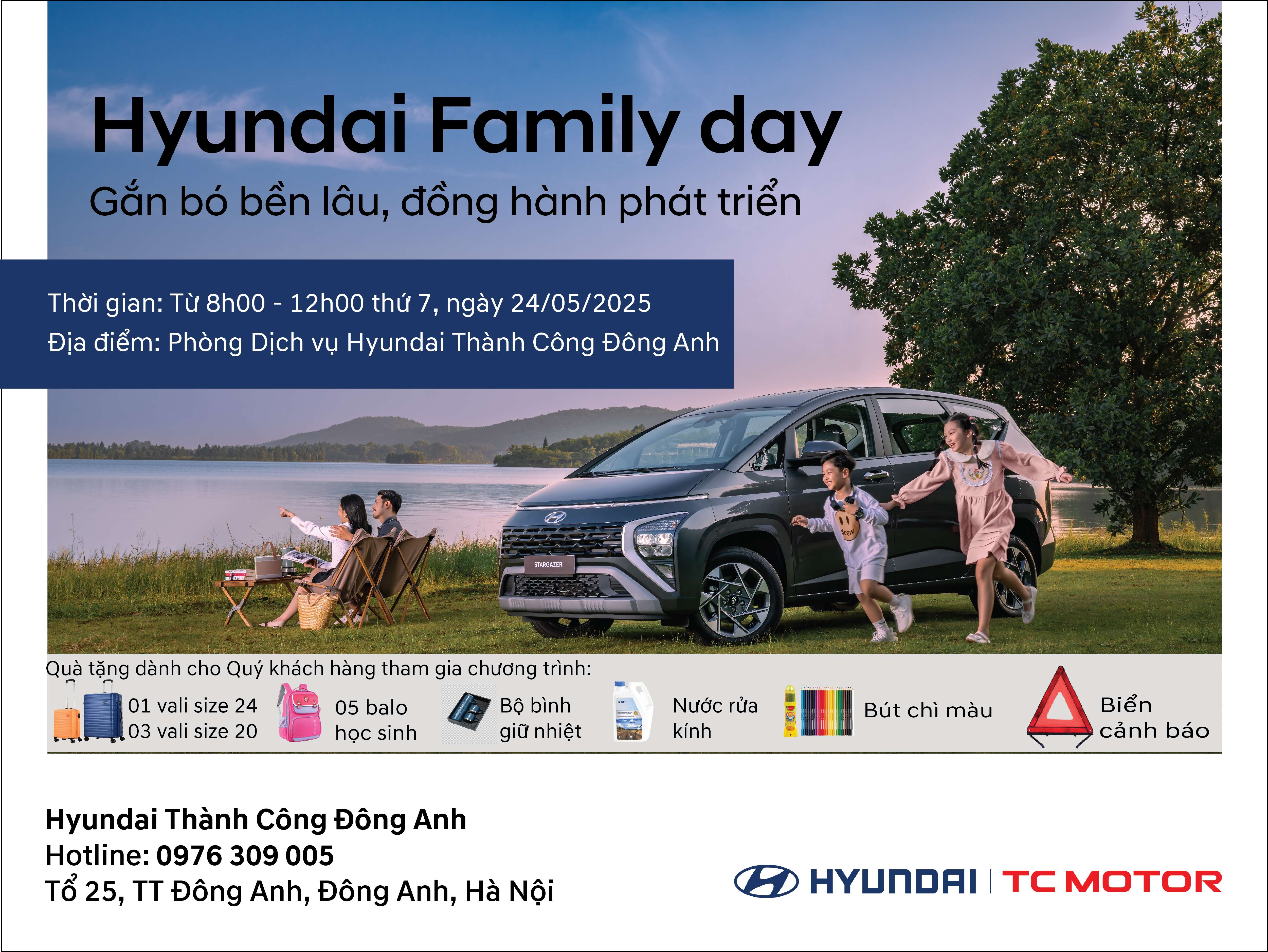 HYUNDAI FAMILY DAY - Gắn bó bền lâu, đồng hành phát triển cùng khách hàng thân thiết